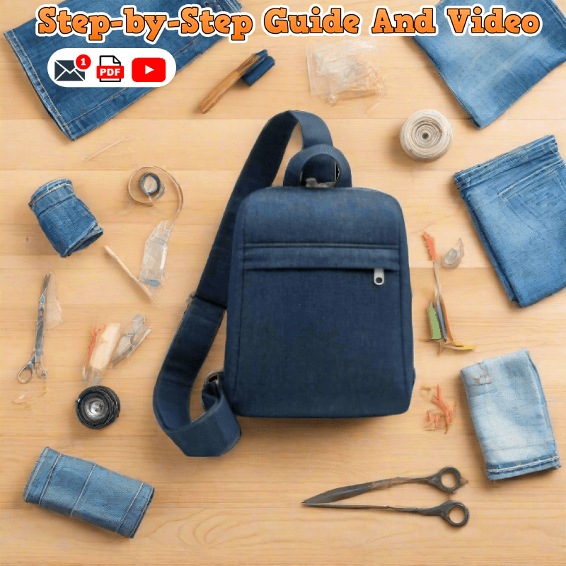 Denim Everyday Sling PDF Download Pattern (3 sizes included)