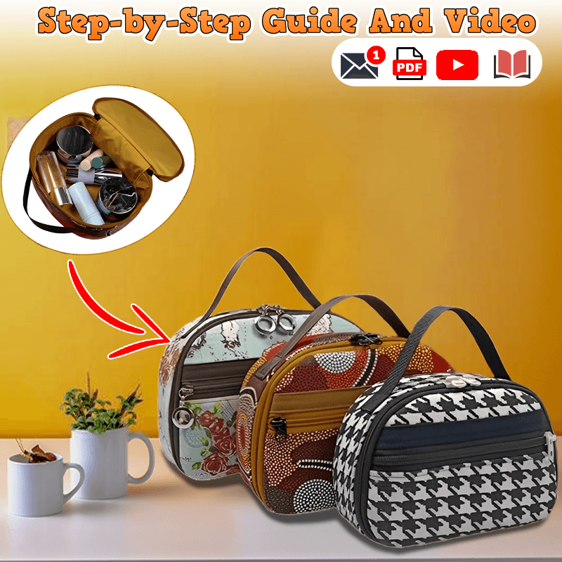 Useful Zipper Pouch PDF Download Pattern (3 sizes included)