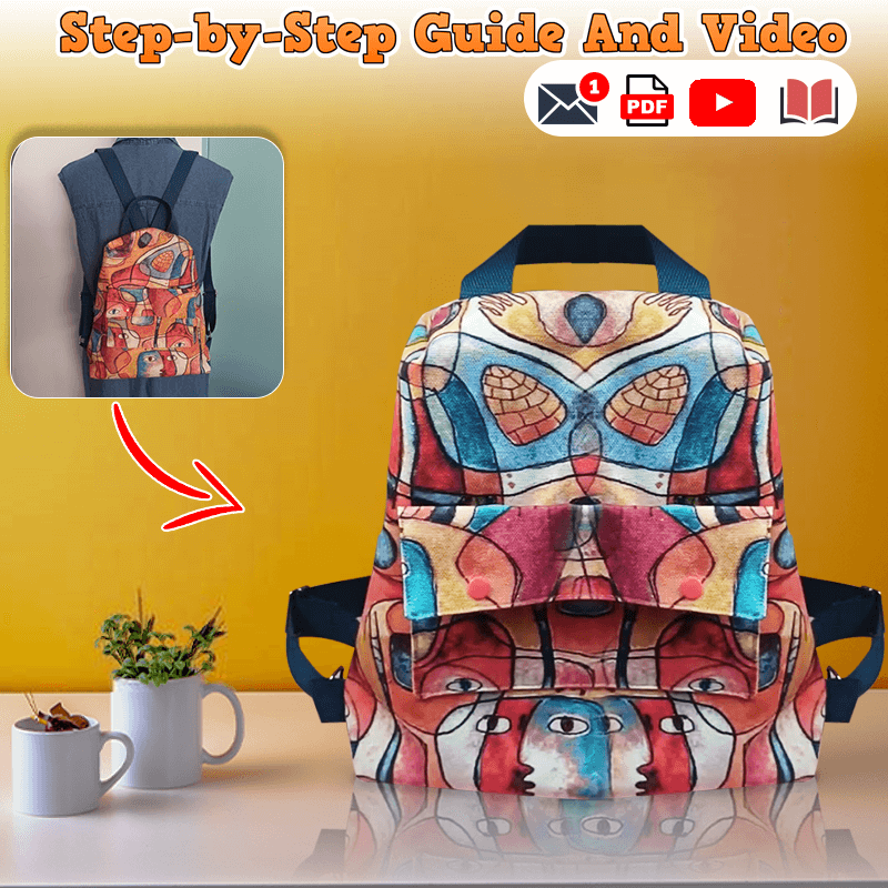 anti pick pocket travel backpack sewing pattern Anti-Theft Backpack PDF Download Pattern (3 sizes included) – Beadjet