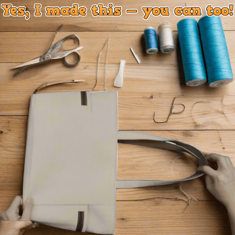 Two-Sided Zip Handbag PDF Download Pattern (3 sizes included)