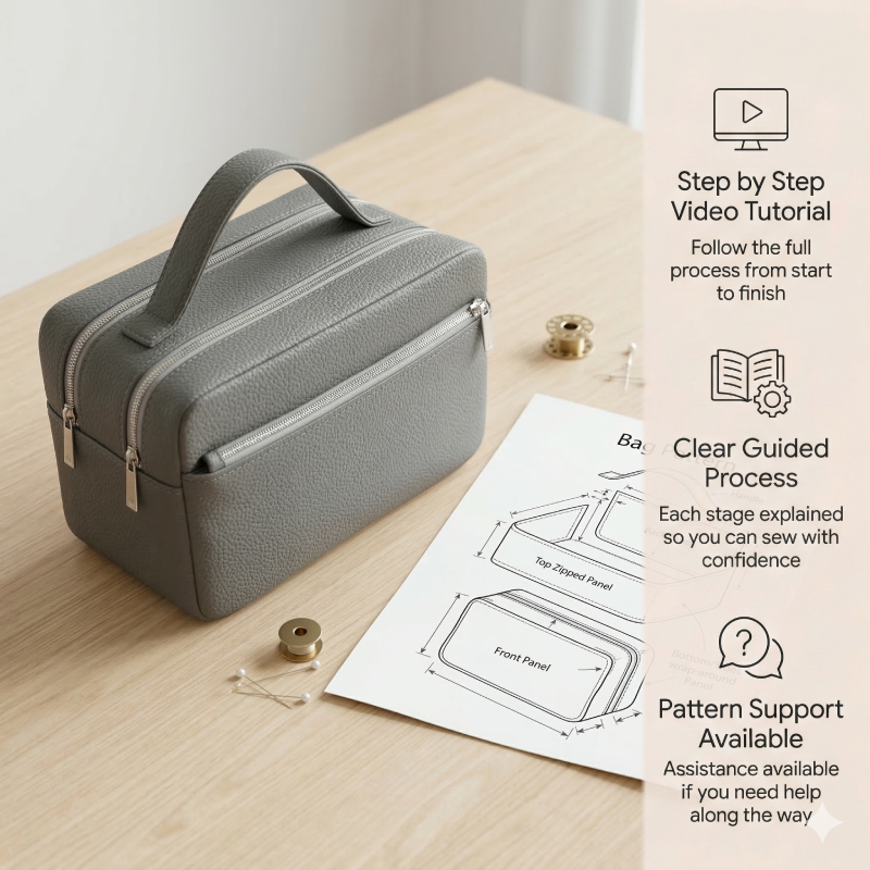 Versatile Organizer Bag PDF Download Pattern (3 sizes included)