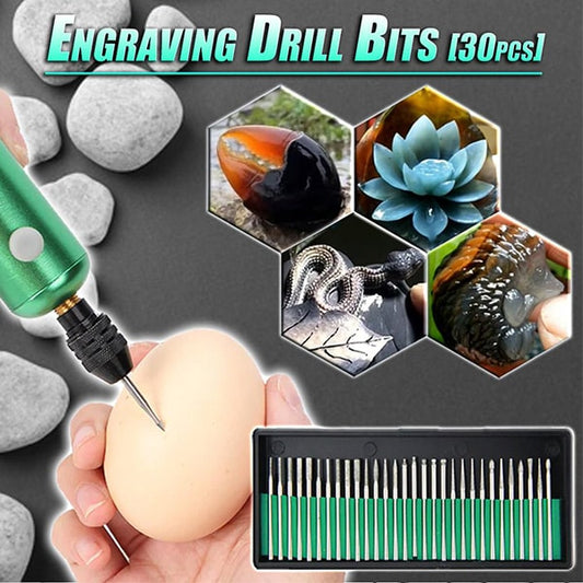 Stone Carving Drill Bits (30 Pcs)