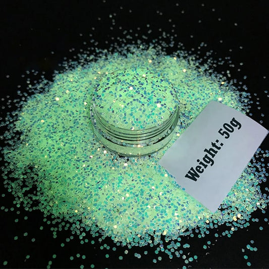 DIY GLITTER GLOW-IN-THE-DARK