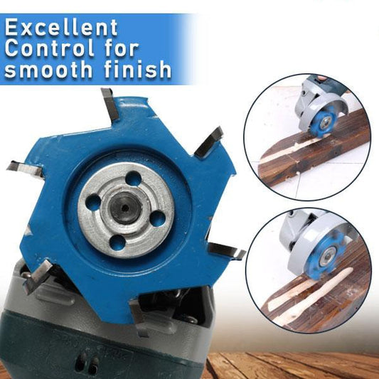High-Power 6-Blade Wood Carving Disc