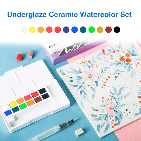 Semi-Moist Watercolor Underglaze Set 109– Rovin Ceramics