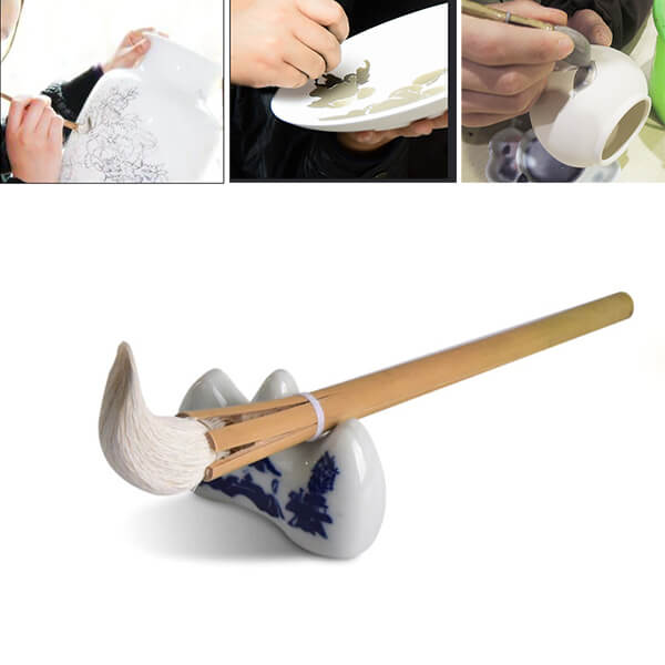 Bamboo Brush Pottery Art