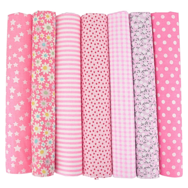 7 Pcs Fabric Bundle (25 x 25 cm)