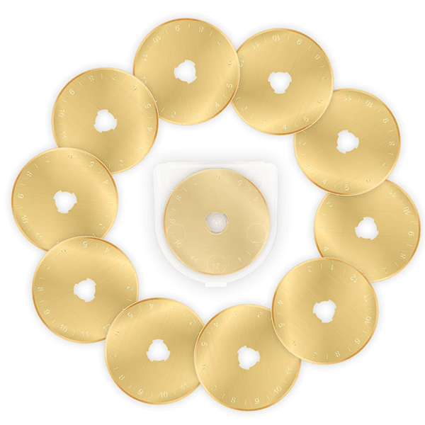 45mm Titanium Coated Rotary Cutter Blades