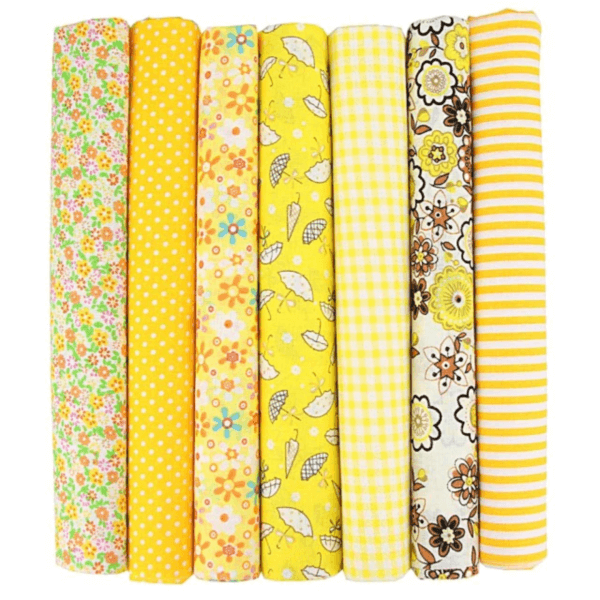 7 Pcs Fabric Bundle (25 x 25 cm)