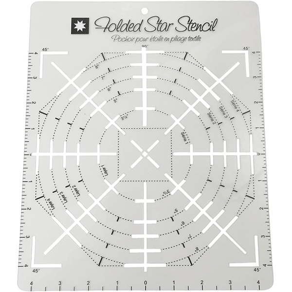 Folded Star Stencil