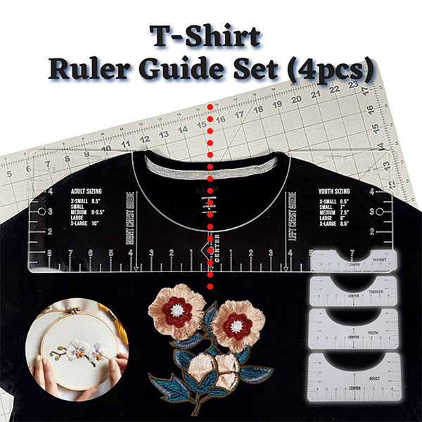 T-Shirt Ruler Guide Set (4pcs) – Beadjet