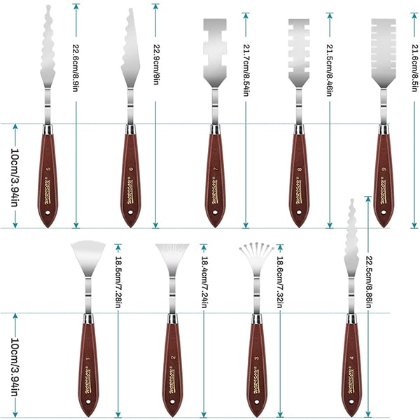 Artist Palette Knife Set