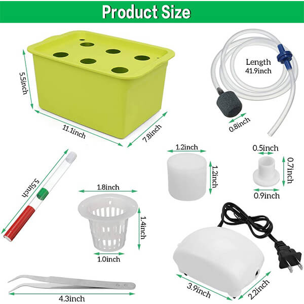 6 Sites Hydroponic System Growing Kit