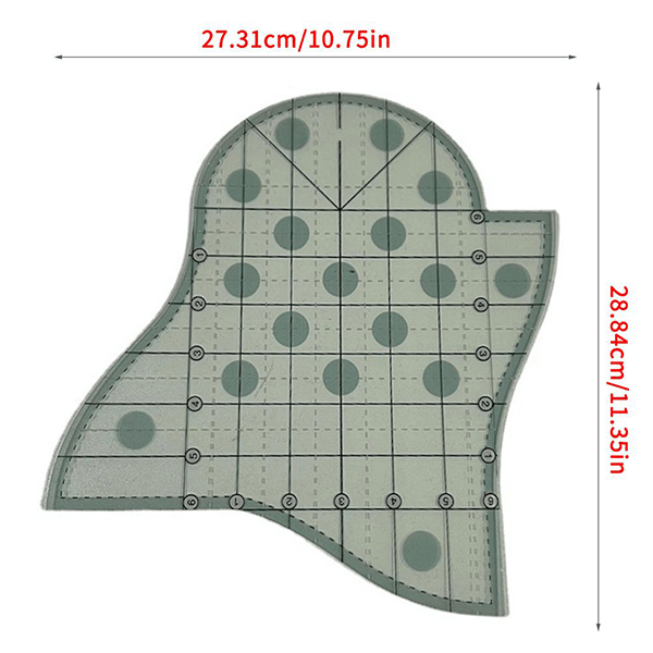 Scallop Quilting Template