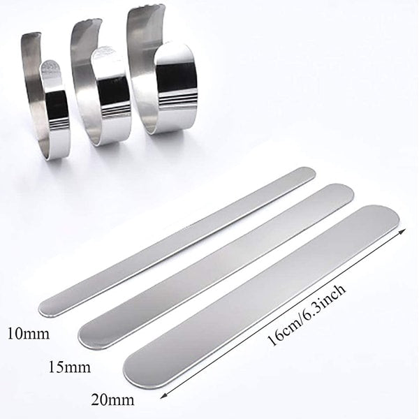 10 Pieces DIY Leather Bracelet Blanks