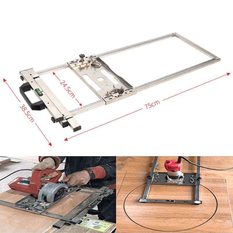 Circular Saw Cutting Guide Positioning Frame