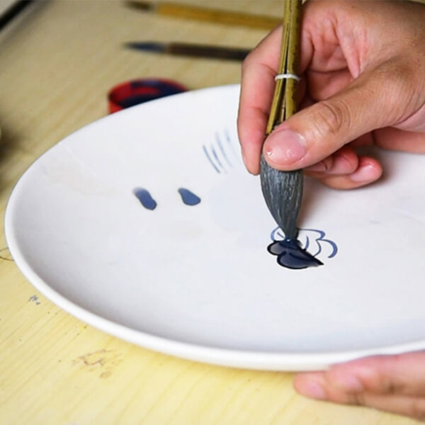 Bamboo Brush Pottery Art