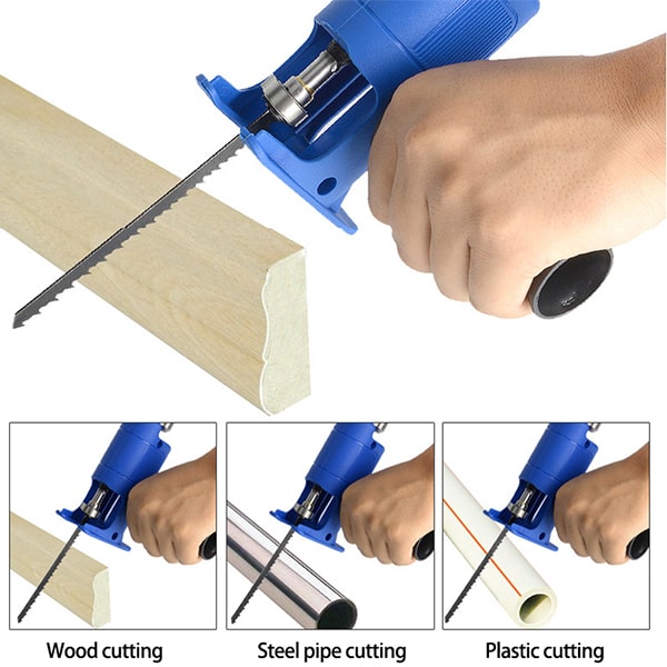 Reciprocating Saw Drill Attachment