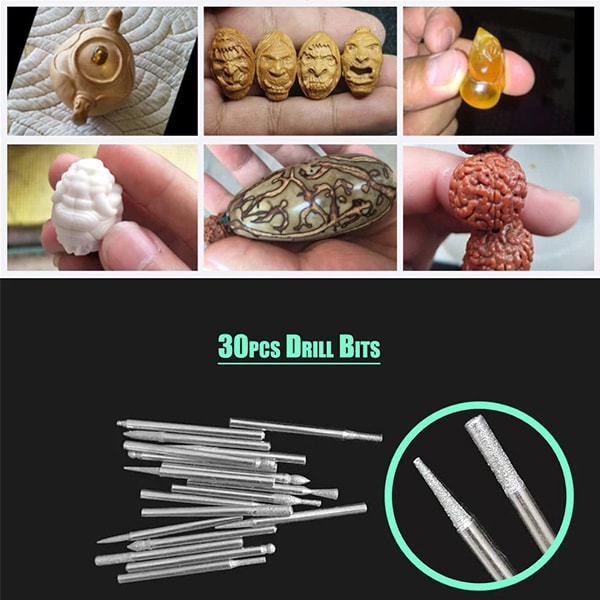 Stone Carving Drill Bits (30 Pcs)