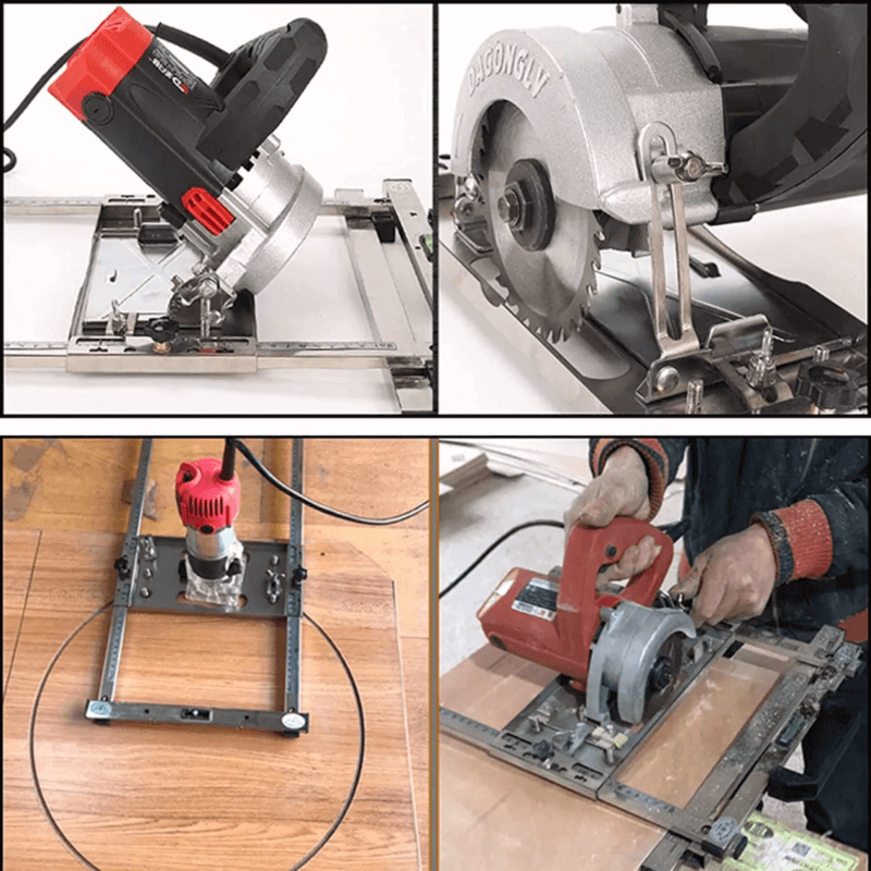 Circular Saw Cutting Guide Positioning Frame