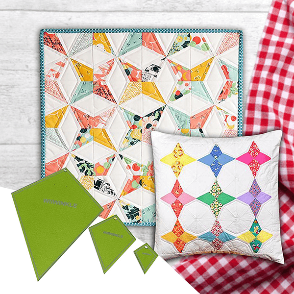 Periwinkles Plates Quilting Templates