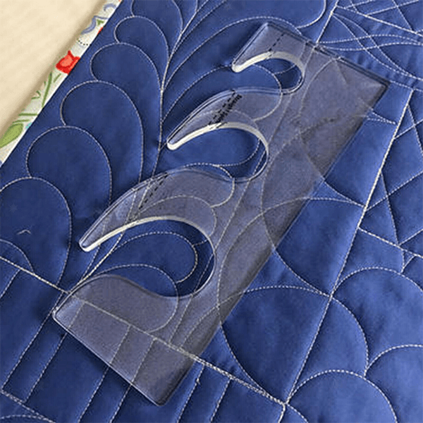 4 Pcs Feather Quilting Ruler Set