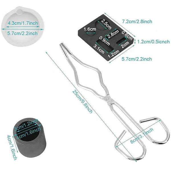 Graphite Crucible Set