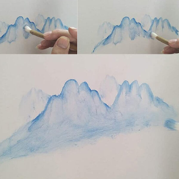 Bamboo Brush Pottery Art