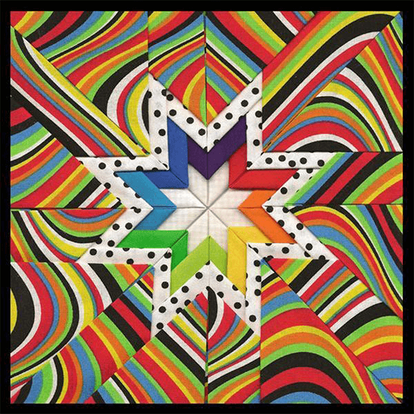 Folded Star Stencil