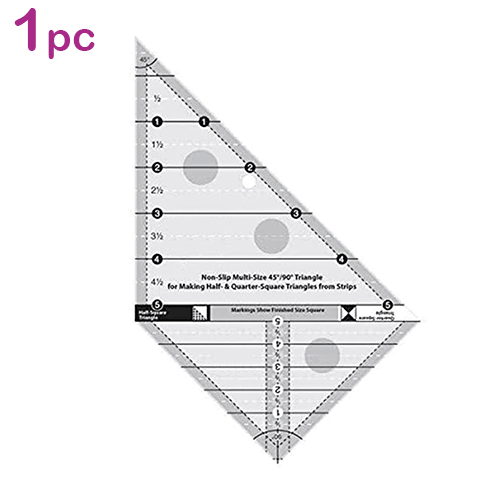 Multi-size 45 & 90 degree Triangle Ruler