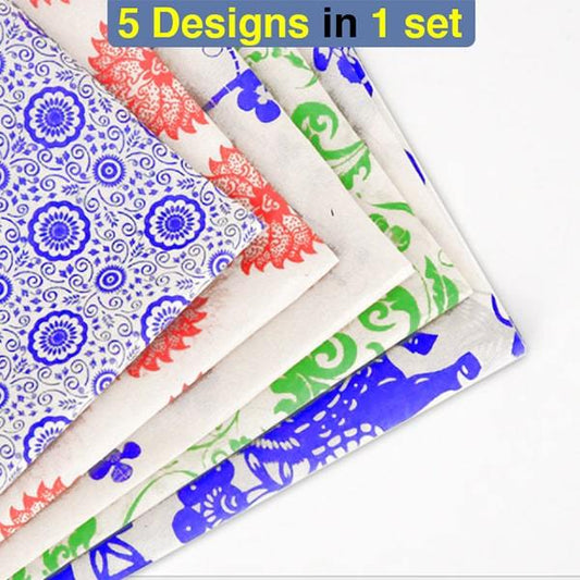 5 Pieces Ceramic Transfer Paper