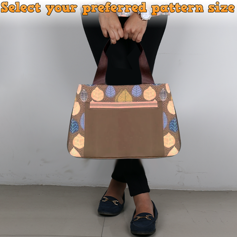 Multi Pockets Tote Bag PDF Download Pattern (3 sizes included)