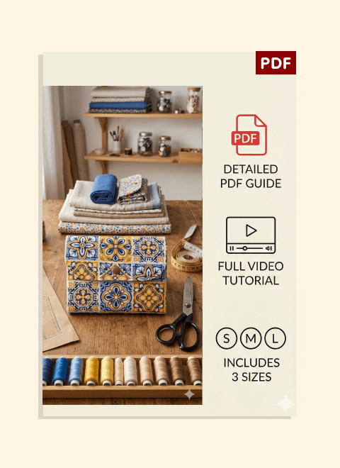 Cute Purse Wallet PDF Download Pattern (3 sizes included)
