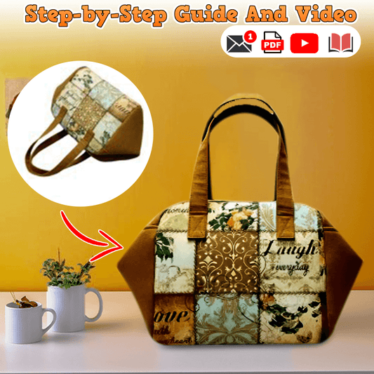 Cute Zipper Bag PDF Download Pattern (3 sizes included)