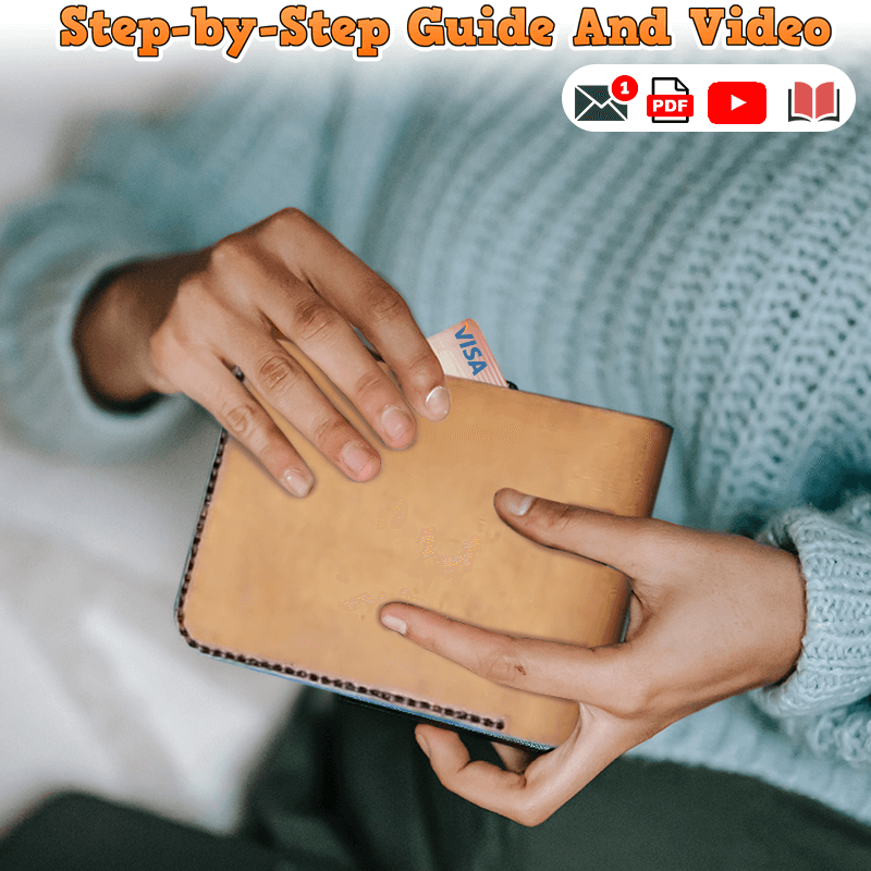 Leather Bi-fold Wallet PDF Download Pattern