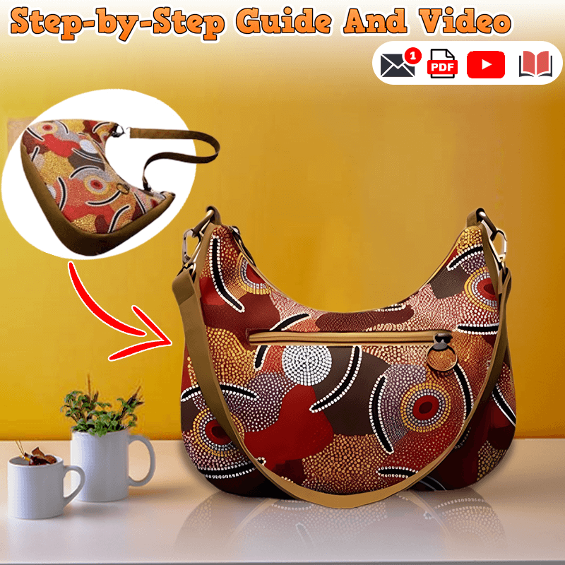 Sweet Shoulder Bag PDF Download Pattern (3 sizes included)