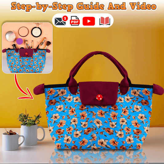 Longchamp Tote Bag PDF Download Pattern (3 sizes included)