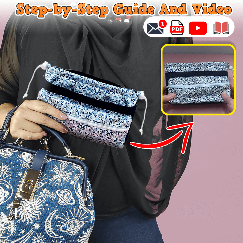 Purse Organizer PDF Download Pattern (3 sizes included)