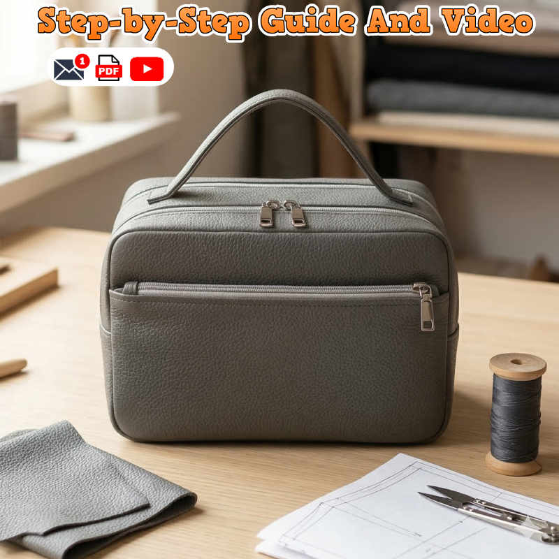 Versatile Organizer Bag PDF Download Pattern (3 sizes included)