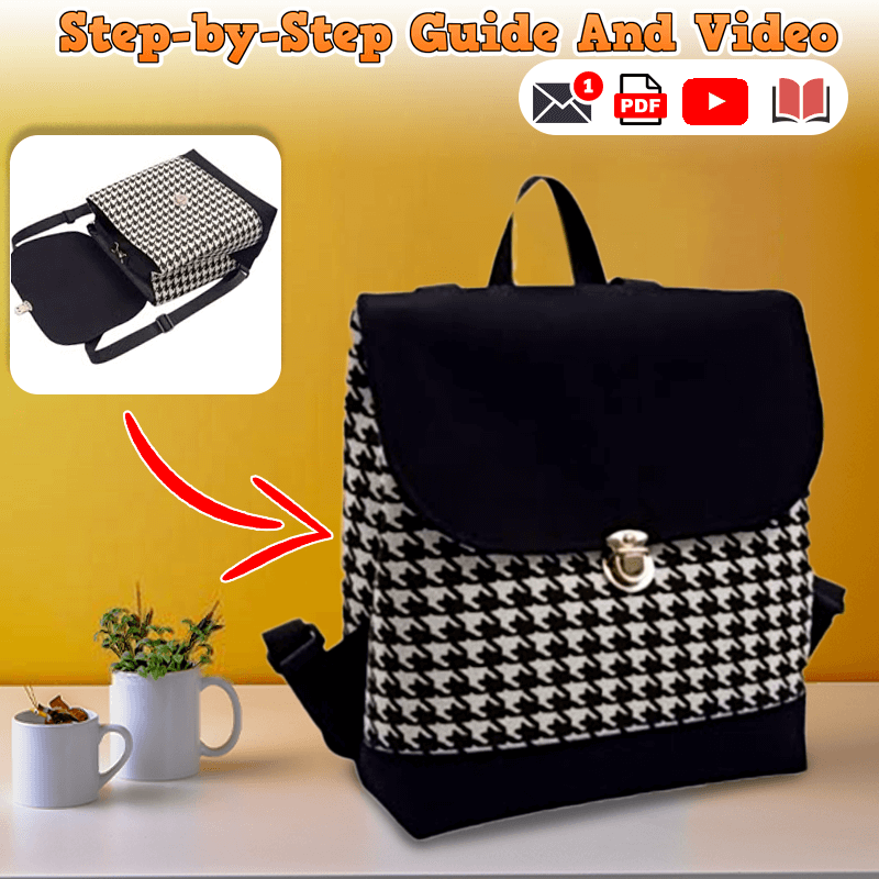 Lovely Backpack PDF Download Pattern (3 sizes included)