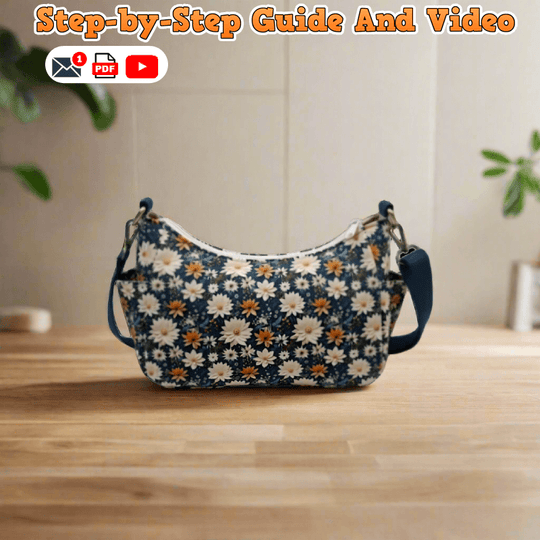 Curved Top Crossbody PDF Download Pattern (3 sizes included)
