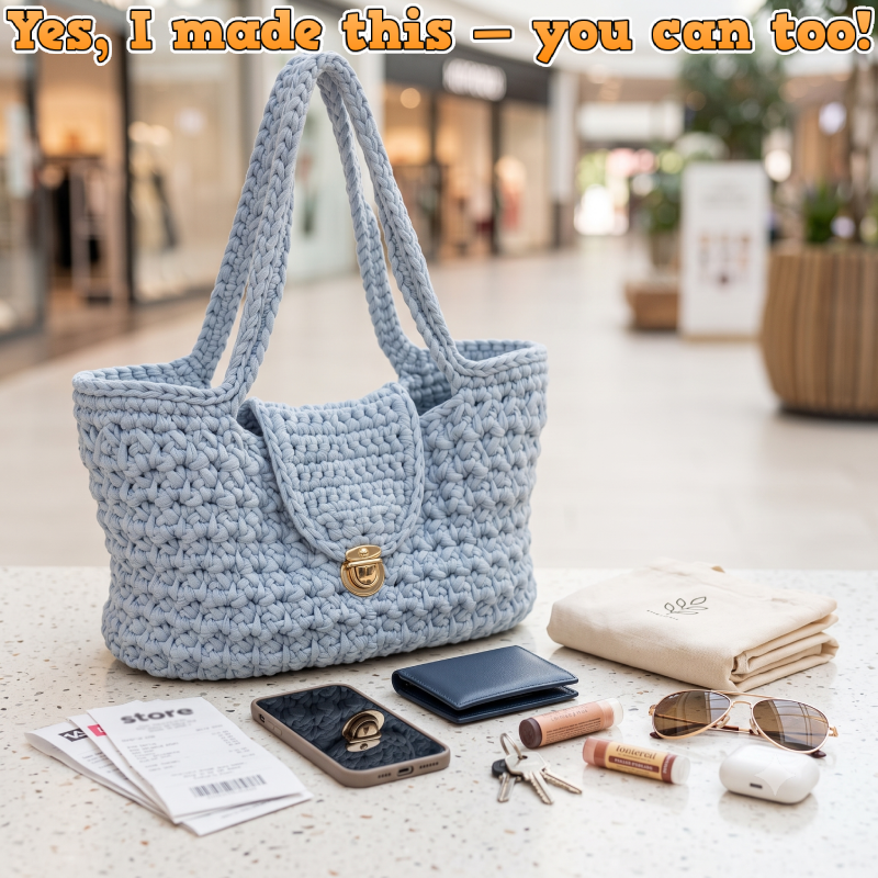 Crochet Shoulder Bag PDF Pattern Download (Includes Video Tutorial)