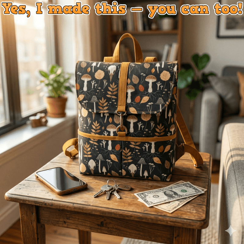 Cute Companion Backpack PDF Download Pattern (3 sizes included)