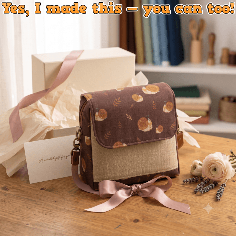 Mini Flap Crossbody Bag PDF Download Pattern (3 sizes included)