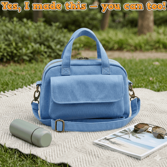 Front Flap Crossbody Bag PDF Download Pattern (3 sizes included)