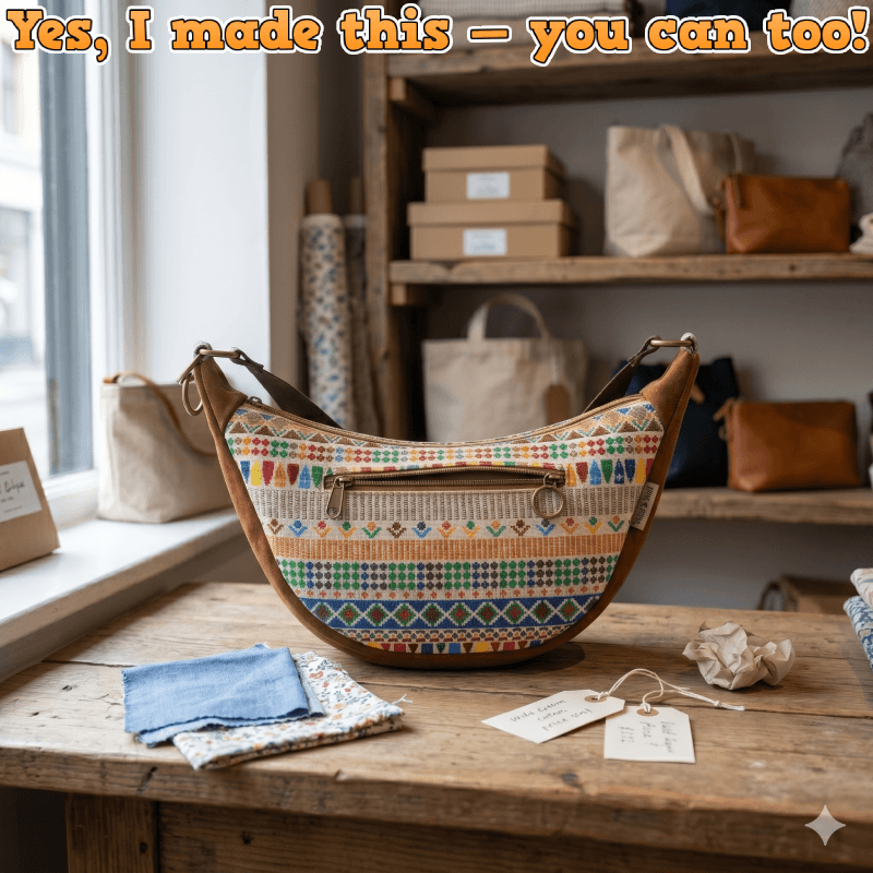 Cute Bum Bag PDF Download Pattern (3 sizes included)