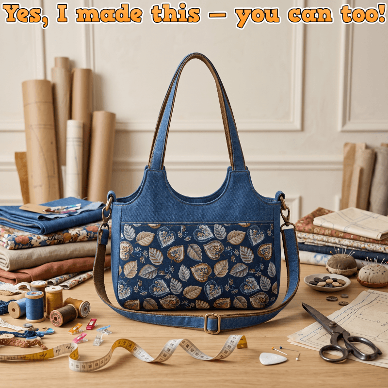 U-Shape Pocket Bag PDF Download Pattern (3 sizes included)