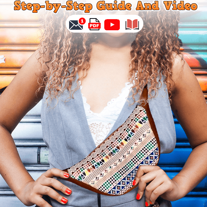 Cute Bum Bag PDF Download Pattern (3 sizes included)