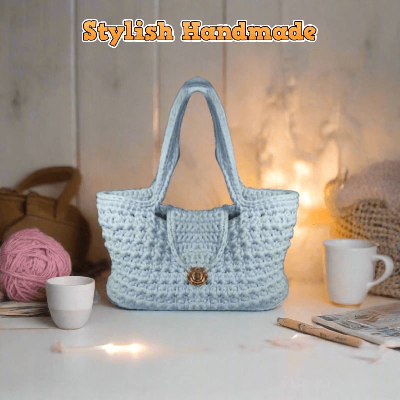 Crochet Shoulder Bag PDF Pattern Download (Includes Video Tutorial)