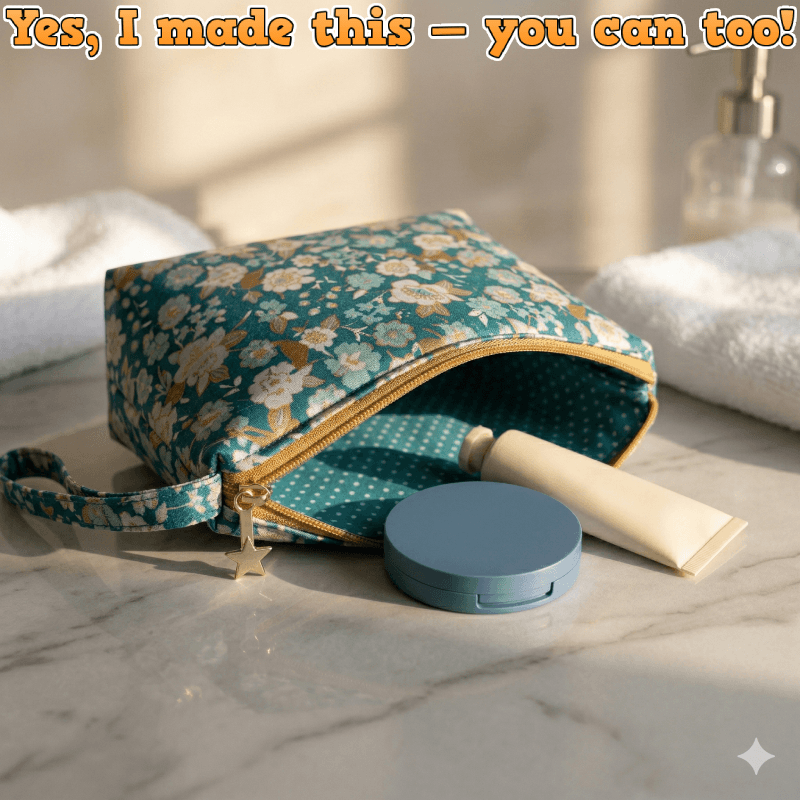Cute Toiletry Pouch PDF Download Pattern (3 sizes included)